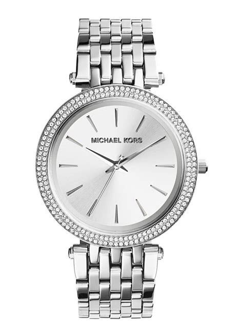 michael kors horloge zilver met rose|michael kors pols horloge.